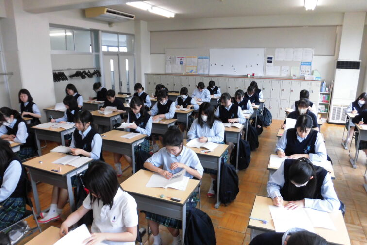 第1回定期試験がはじまりました
