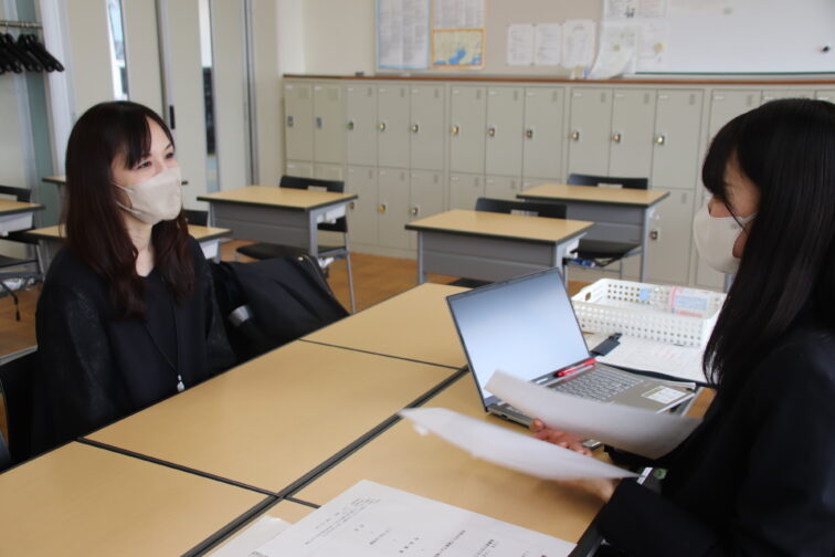 保護者面談が行われています