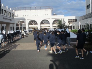 避難訓練が行われました