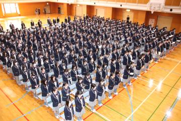 終業・修了式が行われました