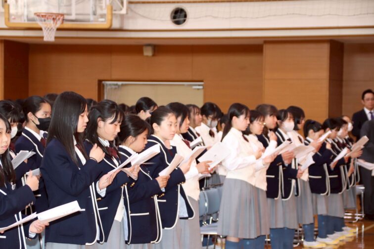 【中学1年生】オリエンテーションⅡ　新入生感謝のミサ