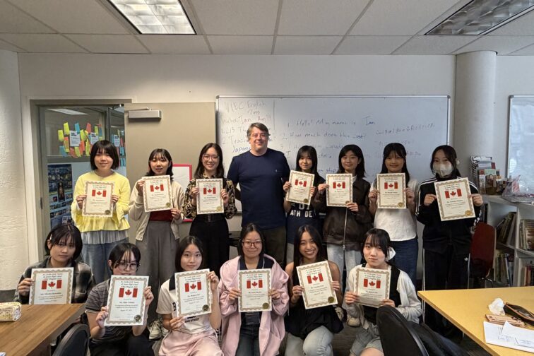 カナダ語学研修１１日目「語学研修授業修了＆フェアウェルパーティー」
