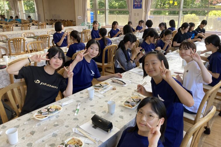 バレーボール部　練習初日