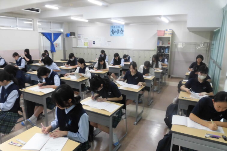 第2回定期試験（前期末試験）を実施中です。